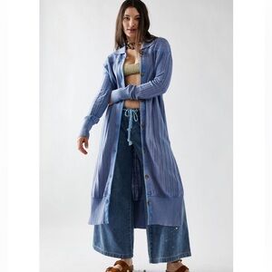 NWT Free People Hudson maxi cardi❤️❤️❤️❤️